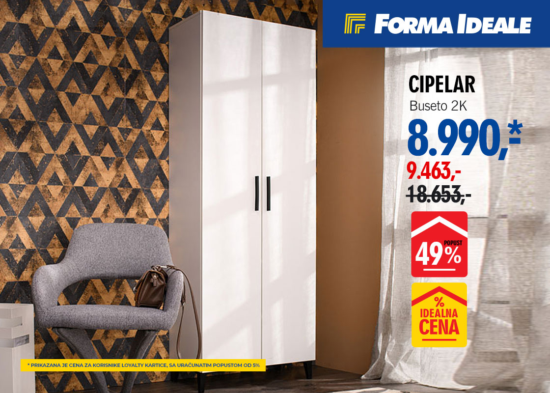FormaIdeale - ⬇ Cipelar BUSETO 2K dostupan je po ceni od 9.463 dinara ...
