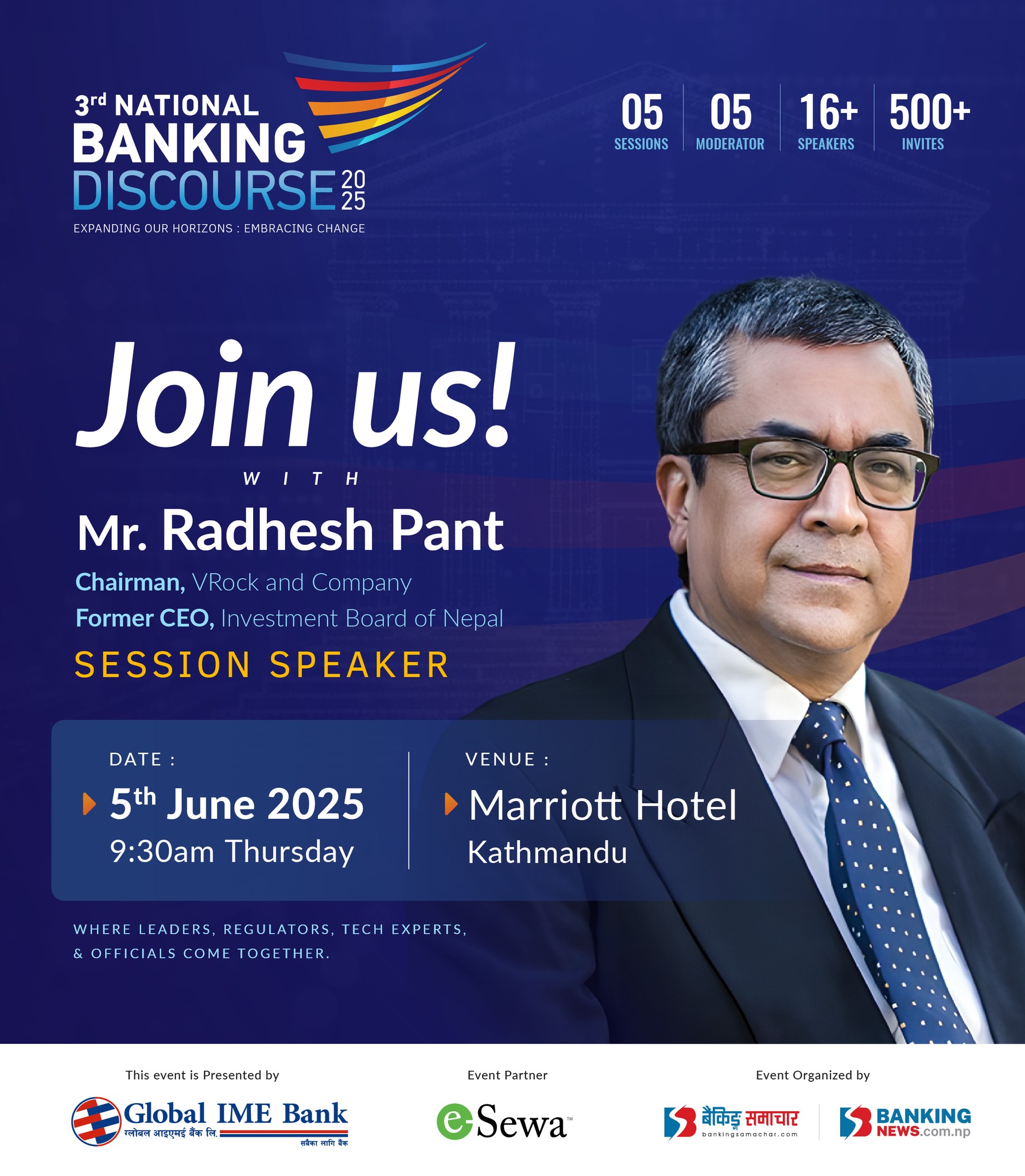 The Banking - 🌟 We’re honored to welcome Mr. Radhesh Pant, Chairman of ...
