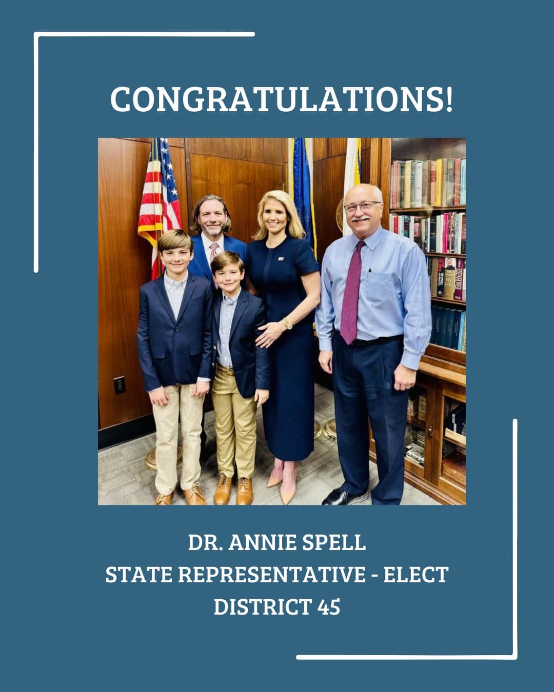 One - Congratulations to Dr. Annie Spell on being elected as the next ...