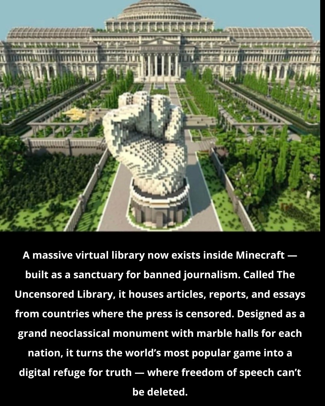F'd - Inside Minecraft stands a masterpiece of digital rebellion — The ...