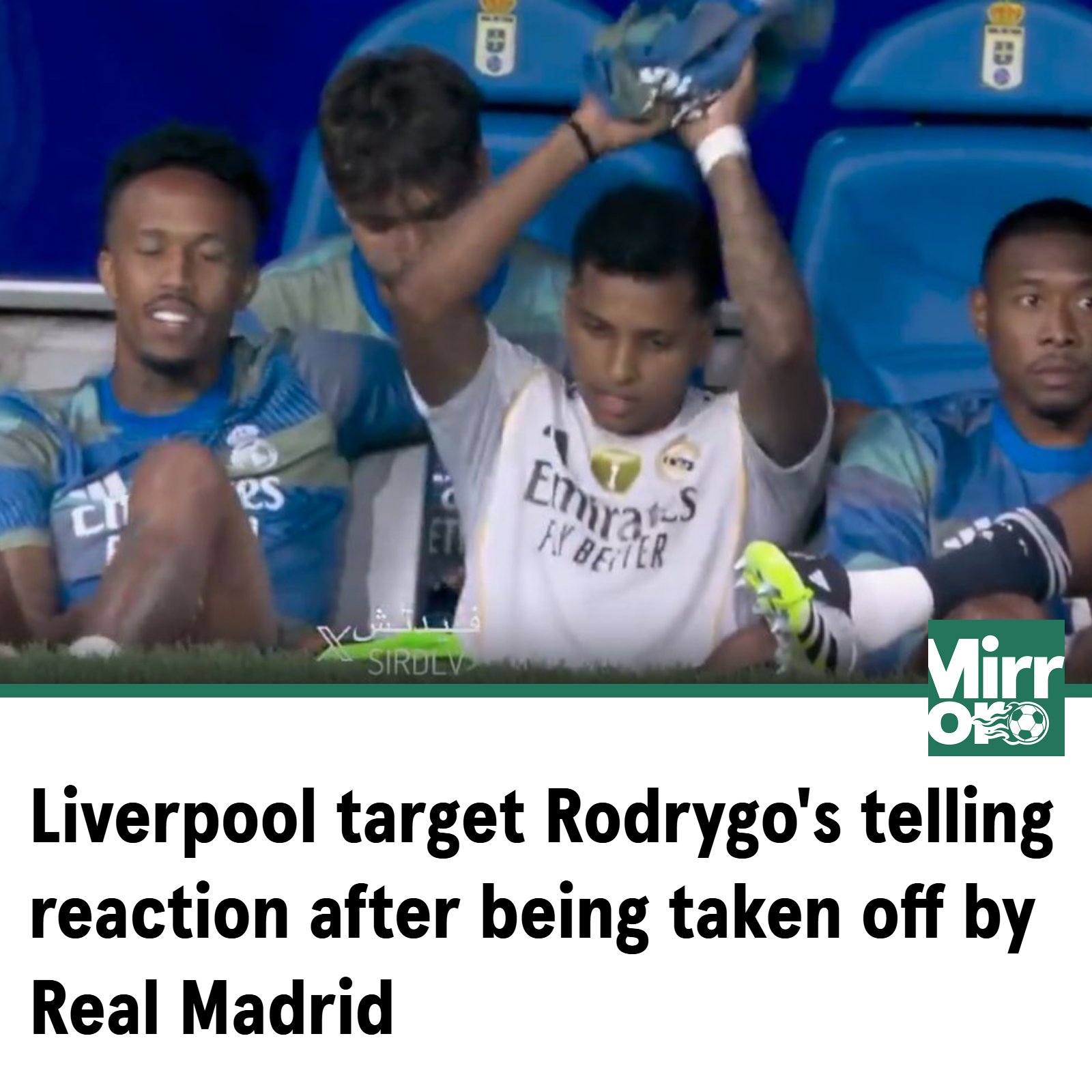 Mirror - 🚨🚨 Rodrygo's furious response was a telling one 😡😡 | Facebook