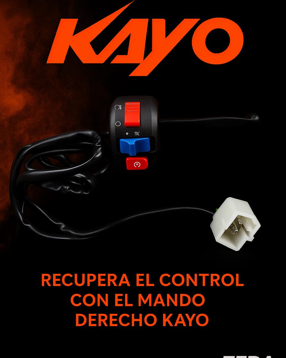 Zeda - 🎛 ¡Control Total para tu Moto! 🎛 🖤 Mando Derecho Original ...