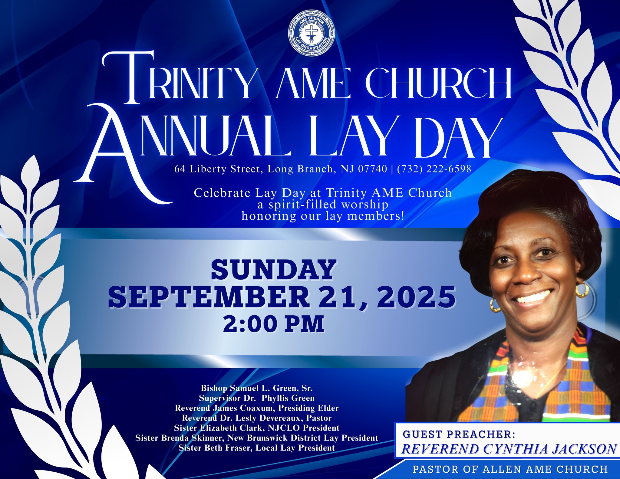 Trinity AME Church - Long Branch NJ - Thanking God for the New Member ...