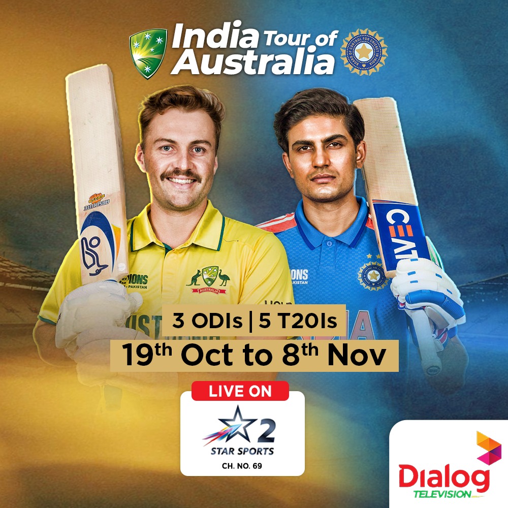 Dialog - 🏏 The ultimate cricket showdown is here! Witness India’s Tour ...