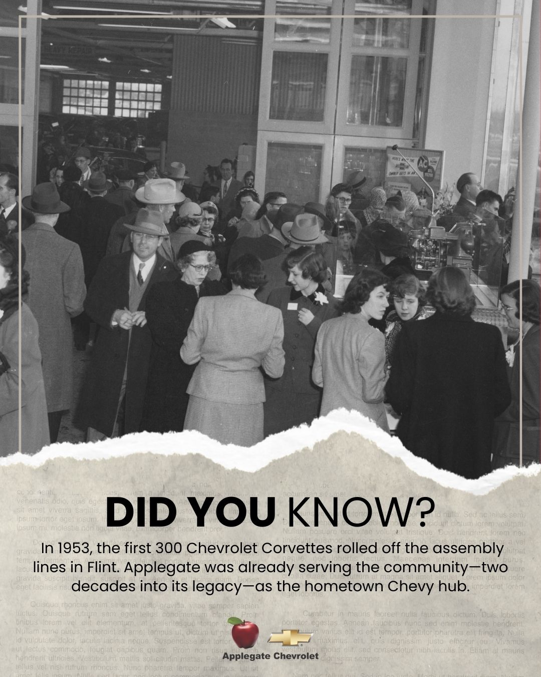 From the birthplace of the Corvette... - Applegate Chevrolet | Facebook