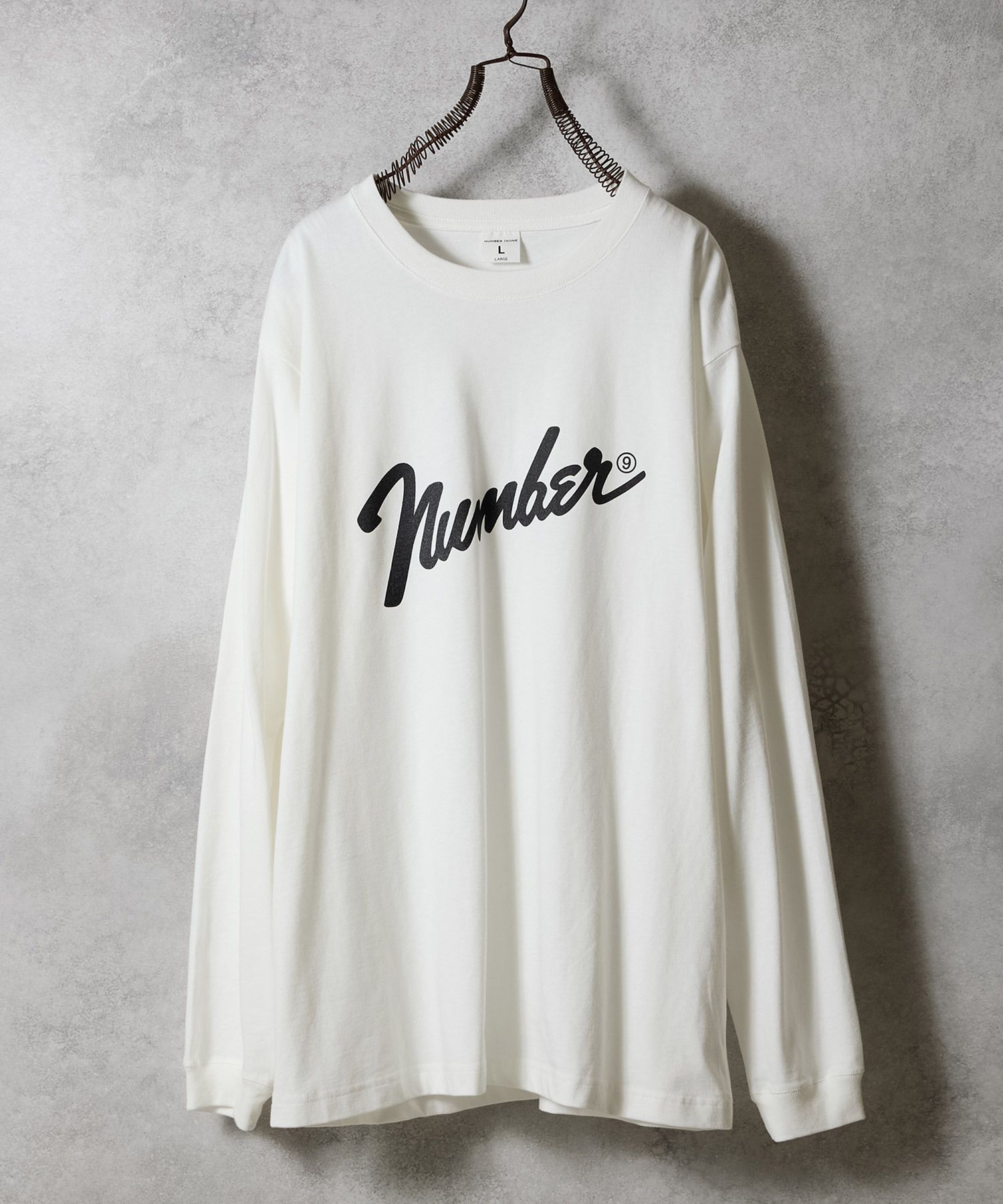 PRE ORDER - Number⑨ PRINTED CLASSIC L/S T-SHIRT n-nine-store