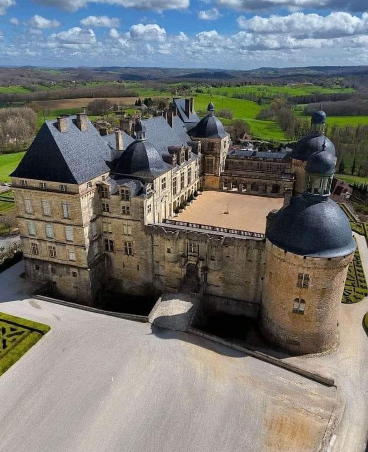 Chateau de Marzac in southwestern France