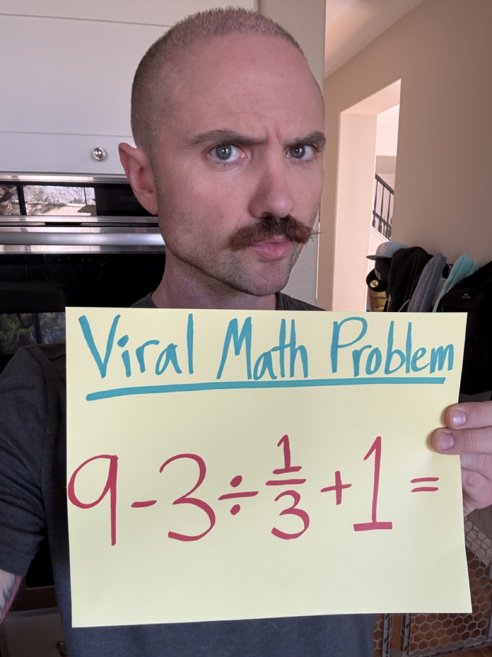 Fun viral math problem #puzzle - At Home with Jennie and Nick | Facebook