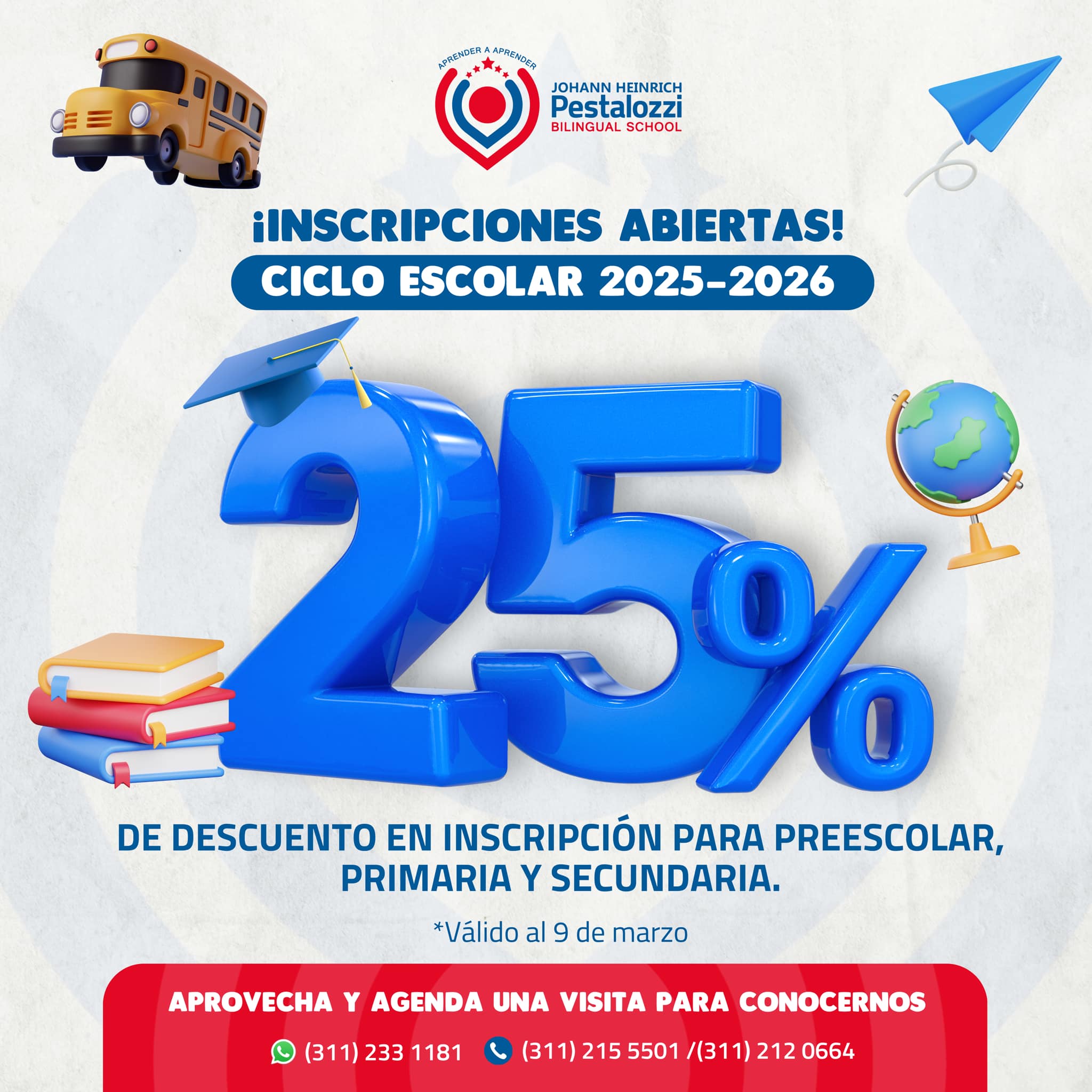 Johann - 🎉 ¡Inscripciones abiertas para el Ciclo Escolar 2025-2026! 🚨 ...