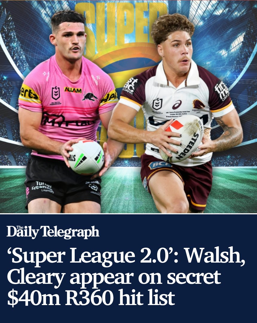 Daily Telegraph - The two biggest names in the NRL have... | Facebook