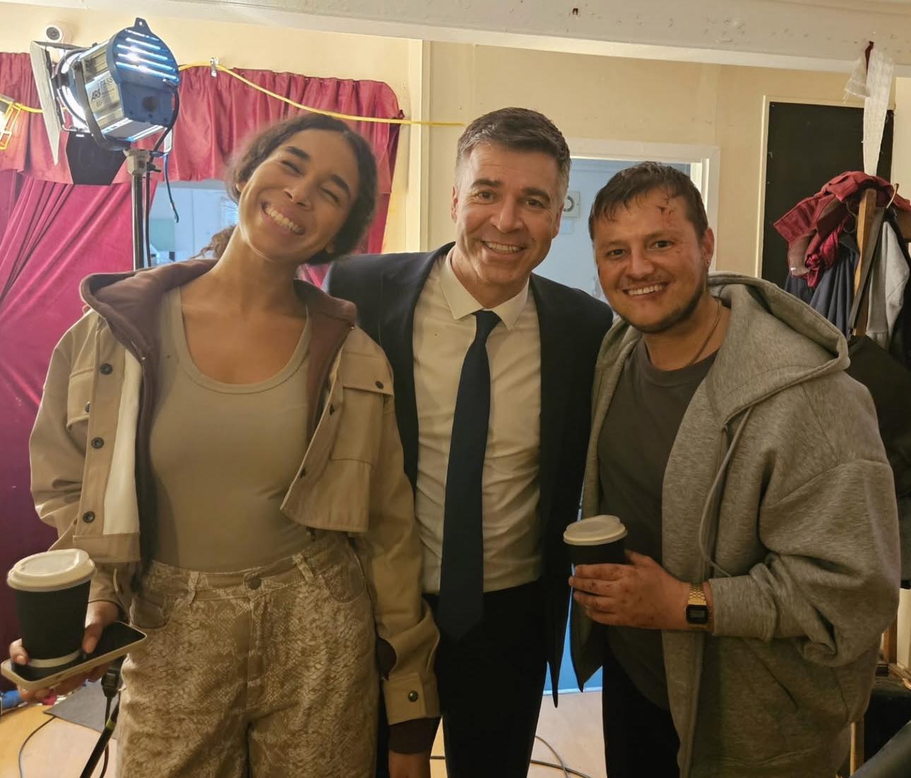 Hollyoaks - Lovely photo of the actors who plays Robbie, DI Banks and ...
