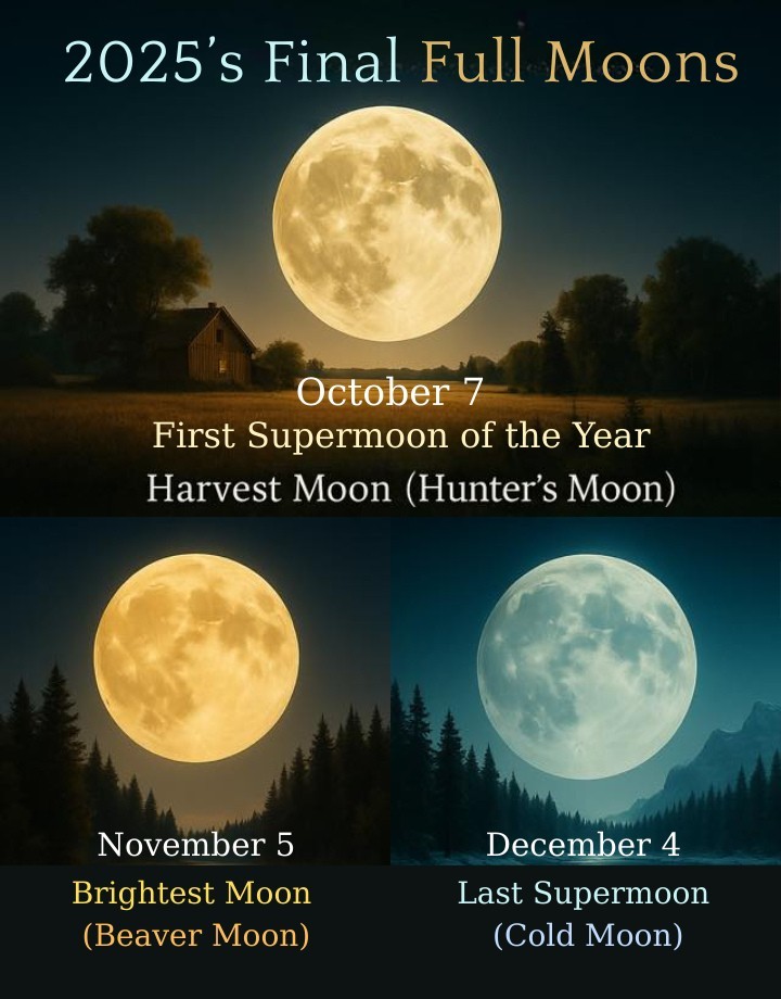 The Beautiful - 🌕 Celestial Finale: 2025’s Last Full Moons As 2025 ...