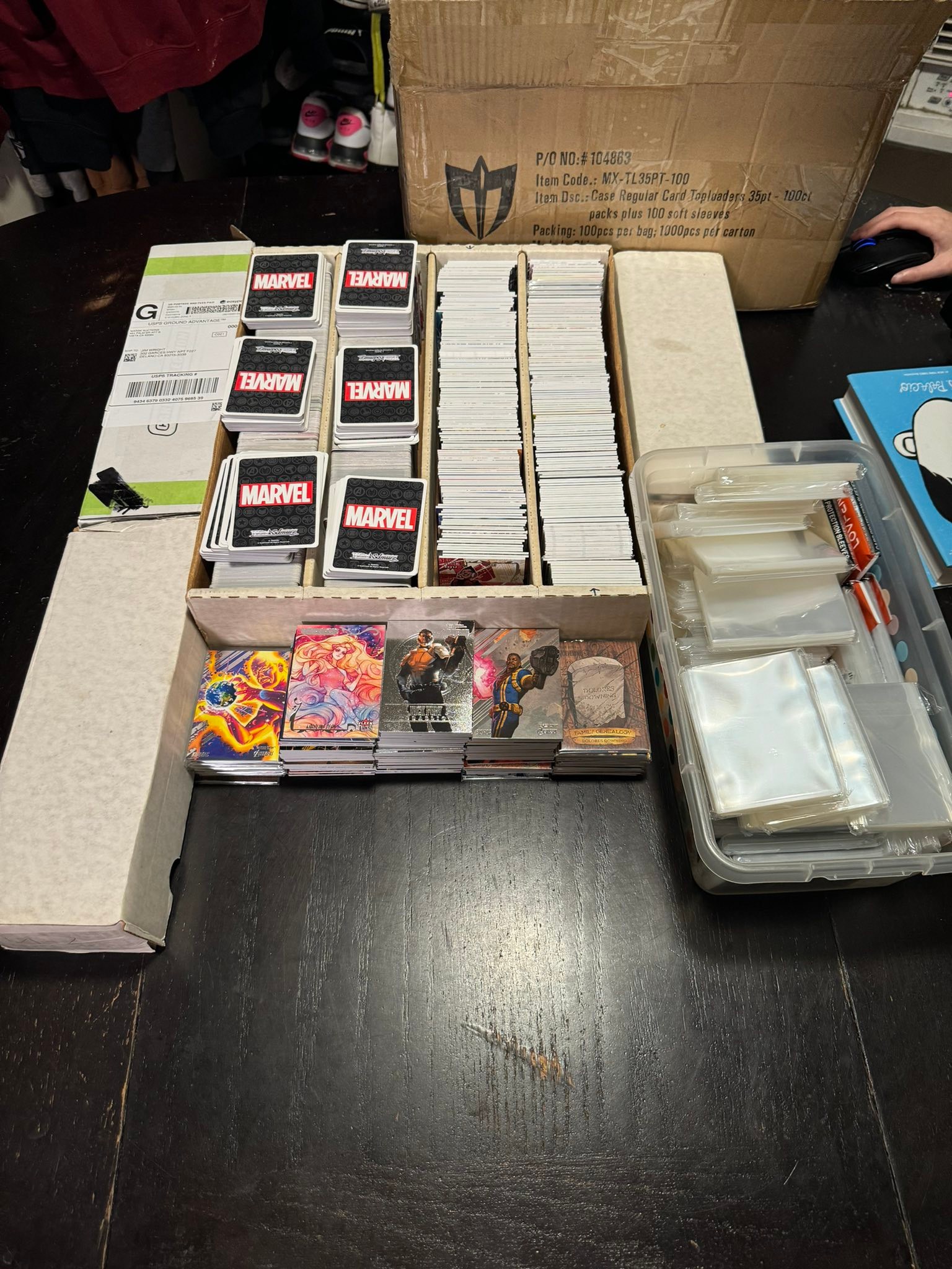 10 (Ten) Pack Lot Of 100 Soft Sleeves/Penny Sleeve For Baseball Cards & Other Sports Cards (Packaging May Vary
