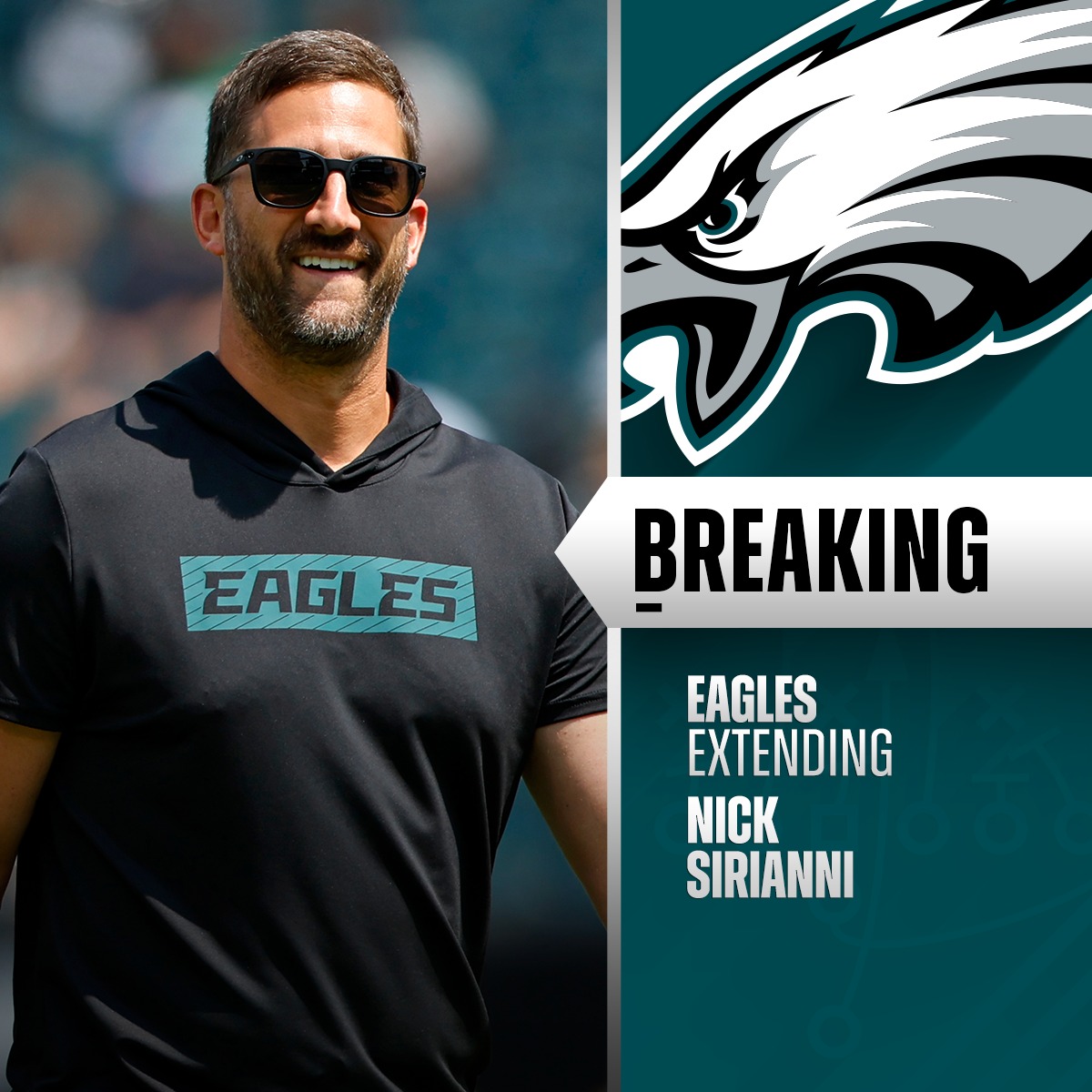 NFL - Eagles announce multi-year extension with Head Coach Nick ...