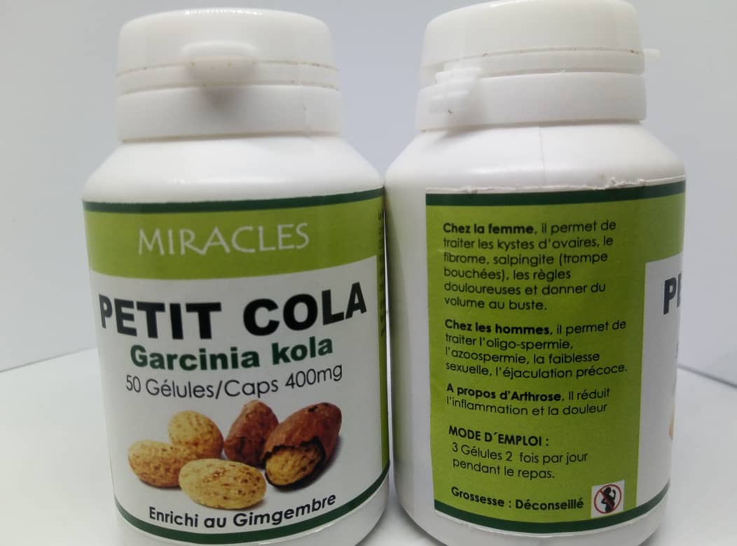 Petit Kola - Complément Alimentaire Naturel Pour La Vitalité Et La Libido - Lot De 2
