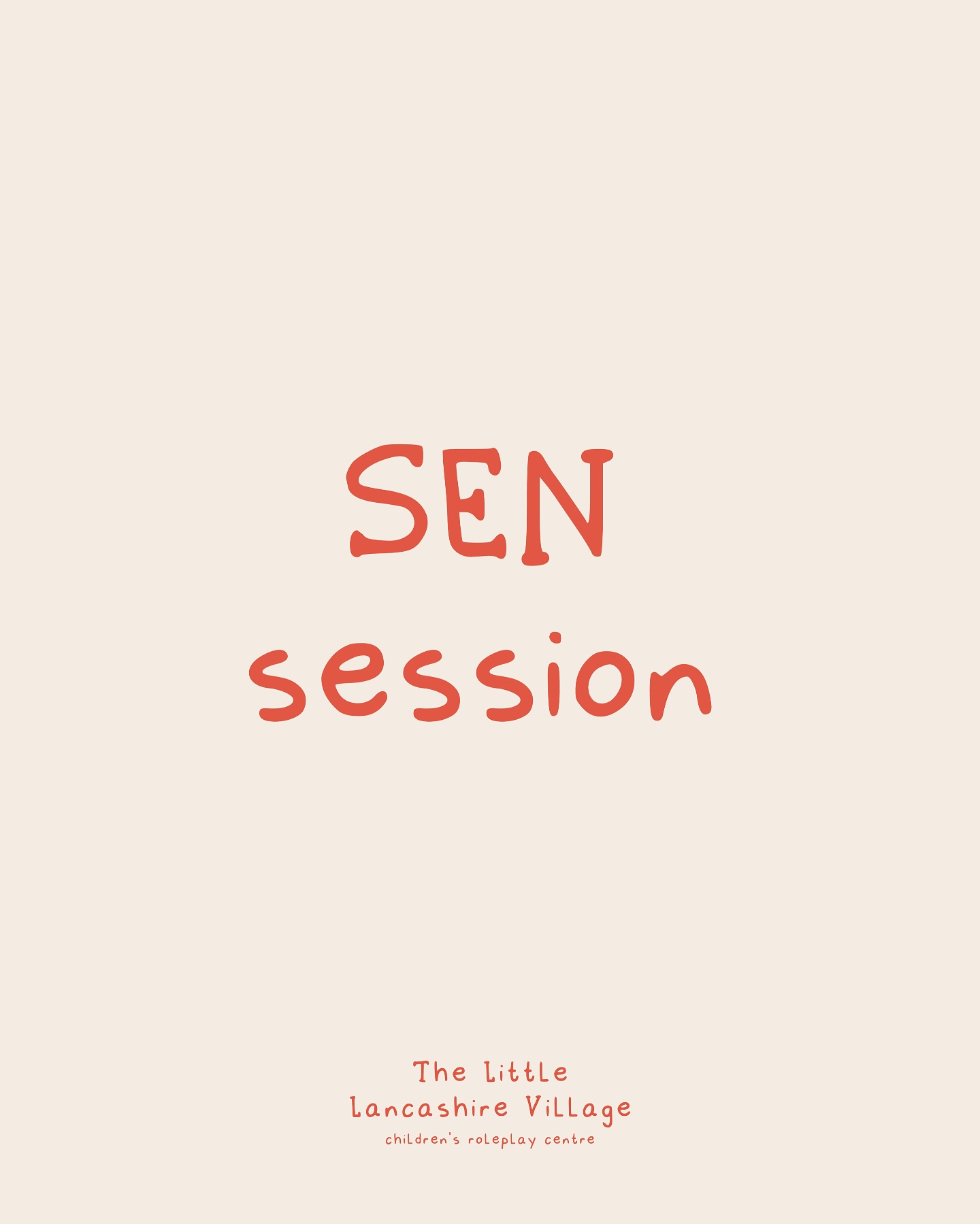 ⭐️ SEN SESSION ⭐️ Our... - The Little Lancashire Village | Facebook
