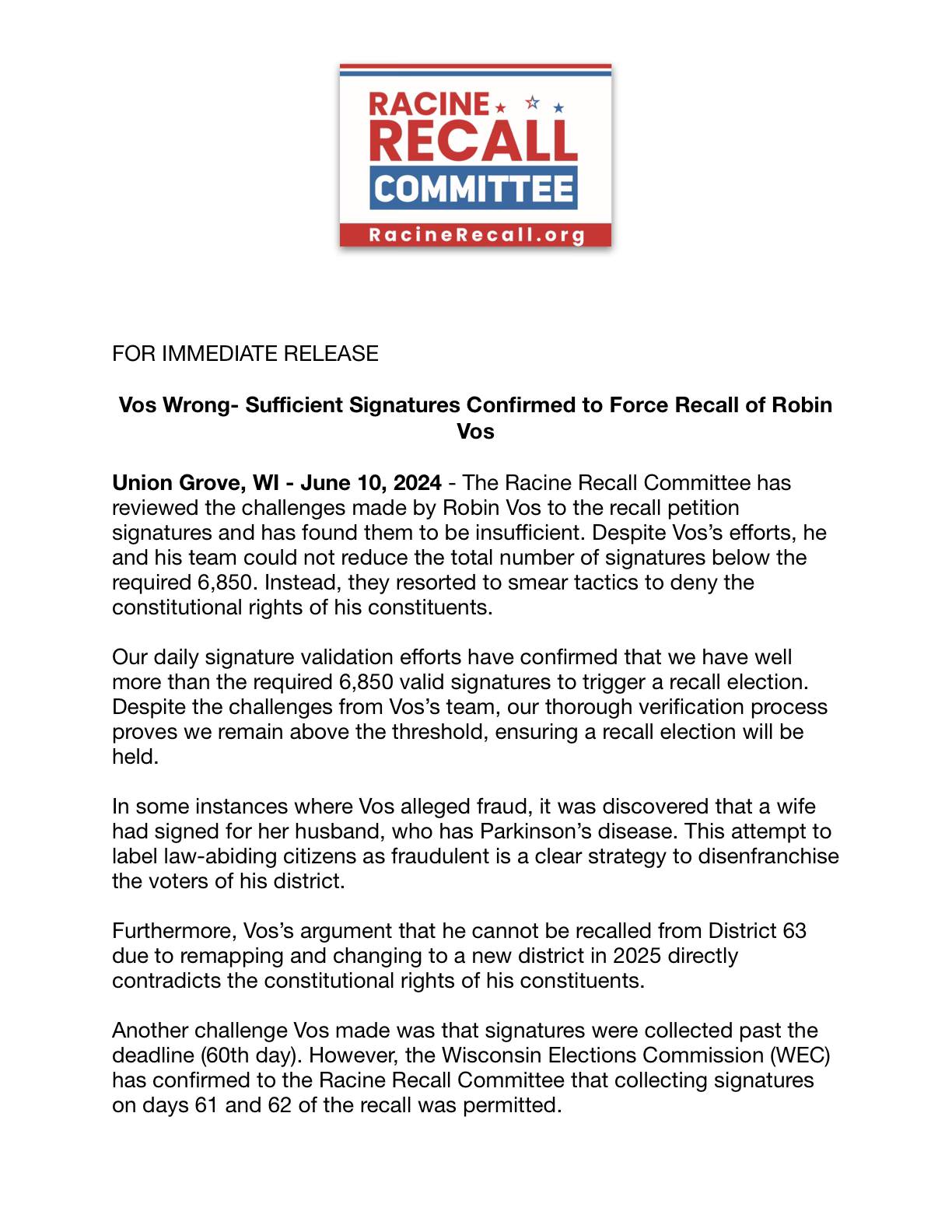 Racine Recall Committee