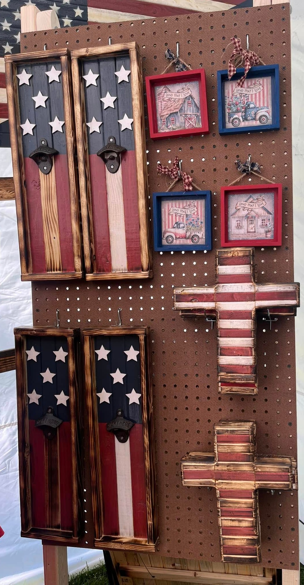 🇺🇸 Spring has sprung and we... - Red, White, and Wood Burned | Facebook