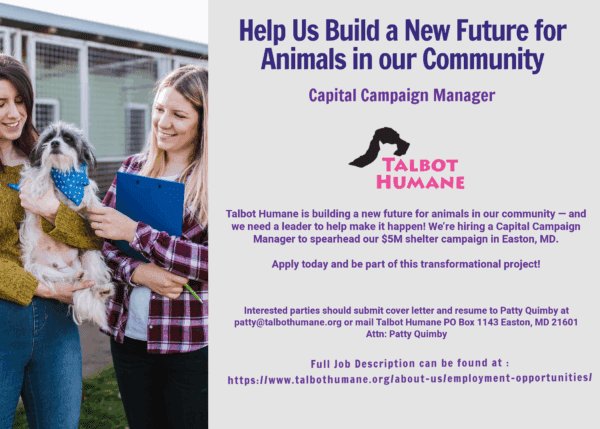 Talbot Humane - Big things are happening at Talbot Humane!... | Facebook