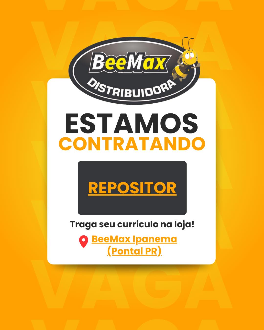 BeeMax Litoral está CONTRATANDO! 🚨... - Beemax Distribuidora | Facebook