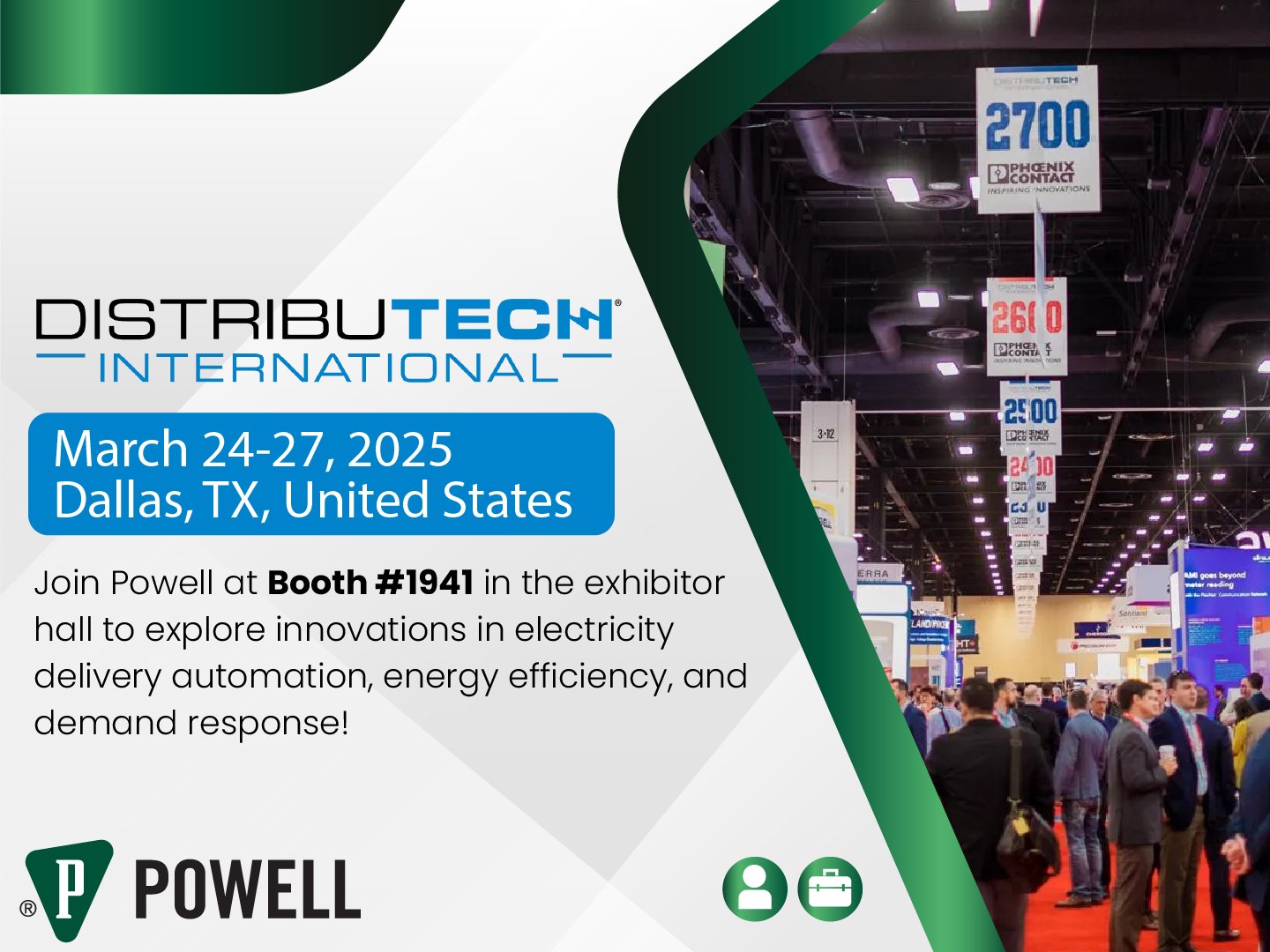 Powell - March 24-27, Distributech 2025 brings together... | Facebook