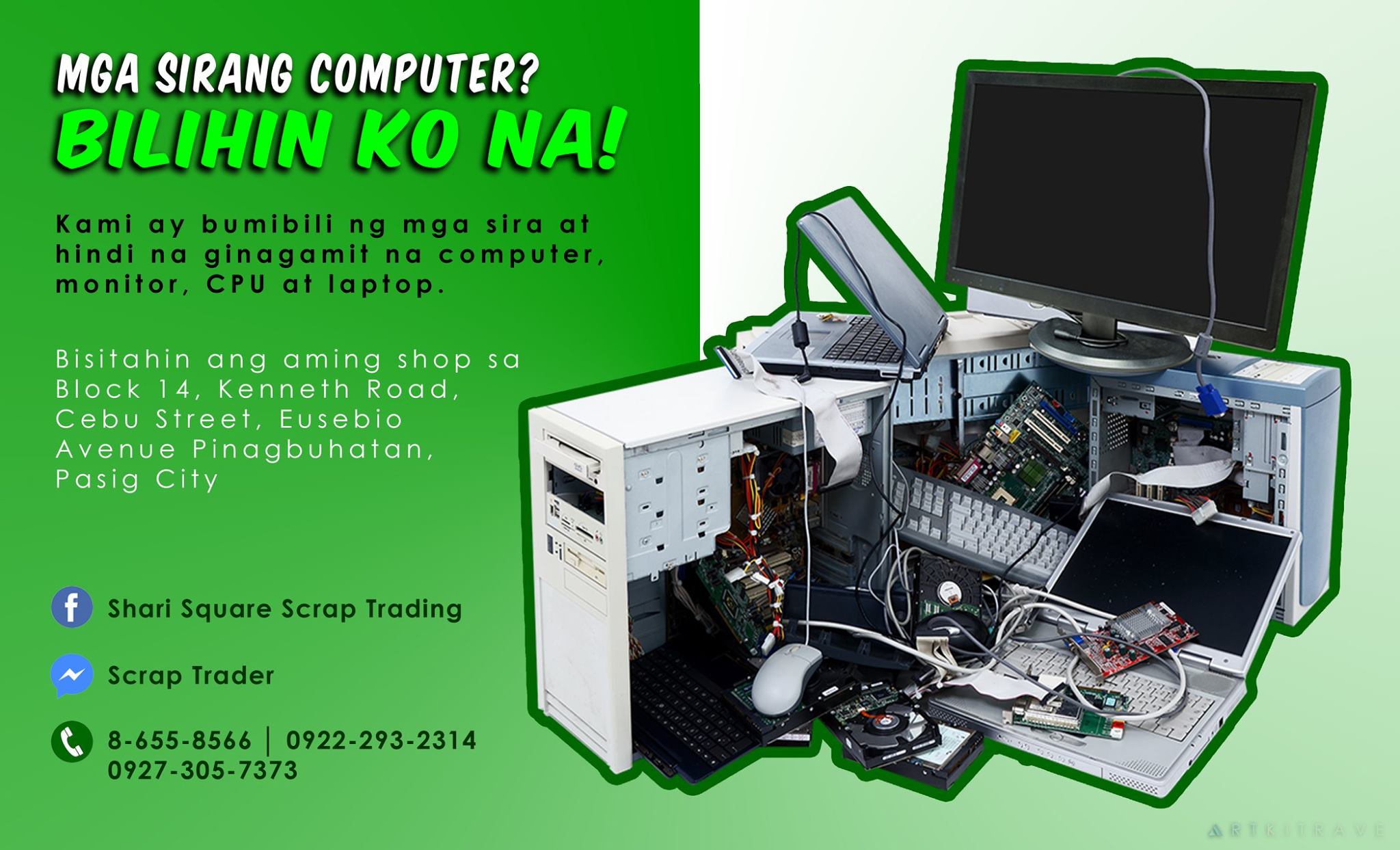 Mga sirang computer? Bilihin... - Shari Square Scrap Trading | Facebook