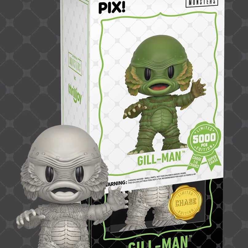 Thrilljoy announces the new Gill-Man PIX! Along with Chase and