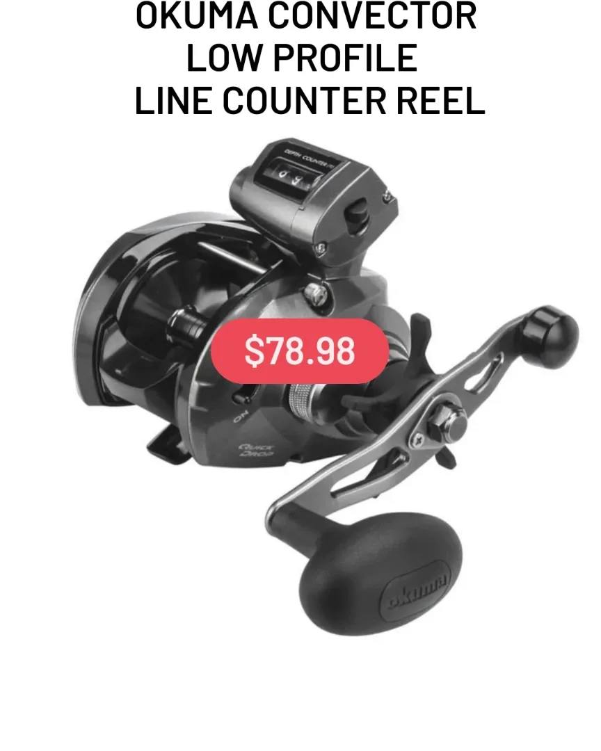 best fishing to put on oakium line counter reels Cold Water Low Profile Serving anglers with a premium line counter reel in both right and left hand retrieve Okuma Cold Water Low Profile