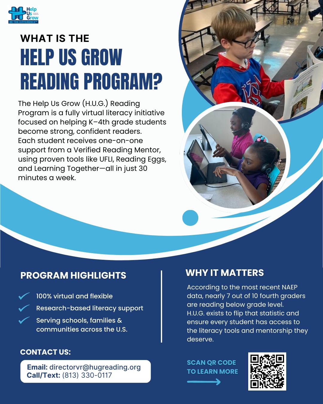 🚨 The numbers are alarming: Nearly 7... - HUG Reading Program | Facebook