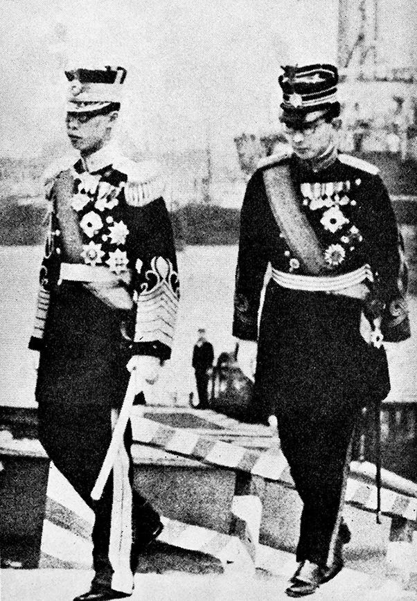 臺灣國定古蹟編纂研究小組（National - 昭和10年(1935)大滿洲國皇帝溥儀訪日,日本秩父宮雍仁親王出迎舊照 | Facebook