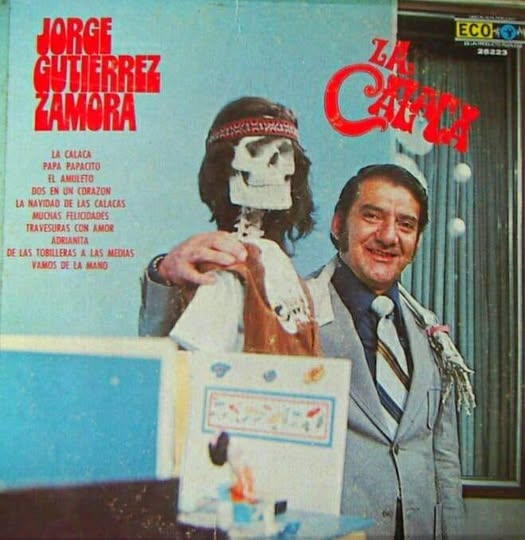 Memorabilia - Disco de Jorge Gutiérrez Zamora con su personaje 