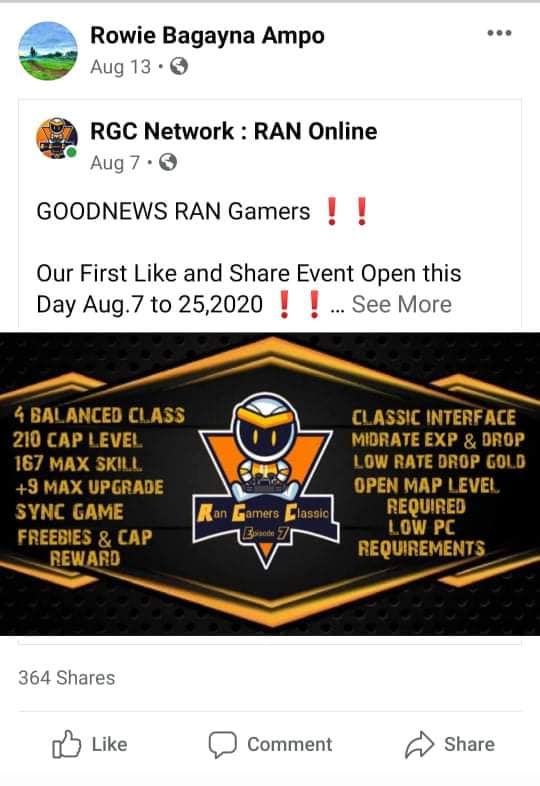 RGC Network : RAN Online