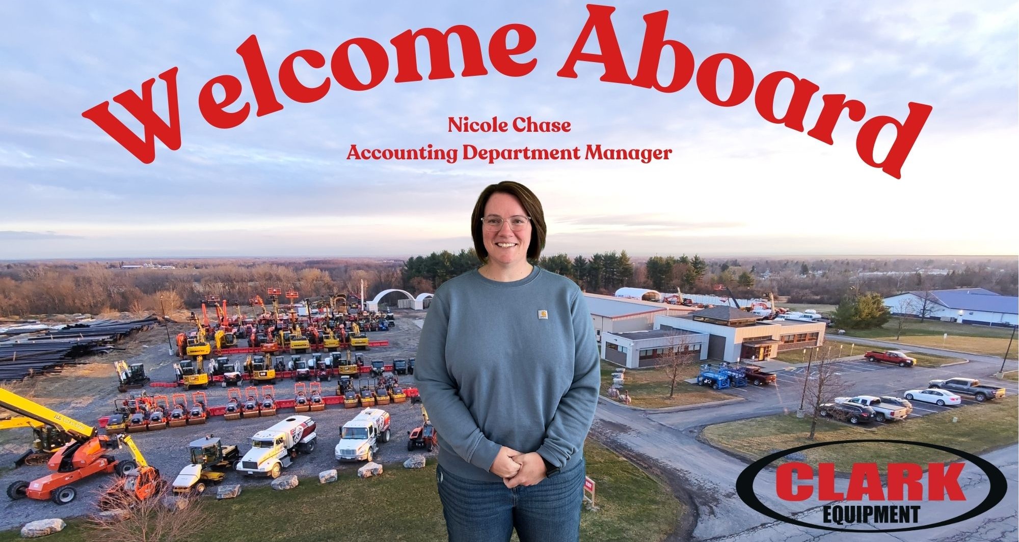Clark - Please join us in welcoming Nicole Chase to Clark Equipment! We ...