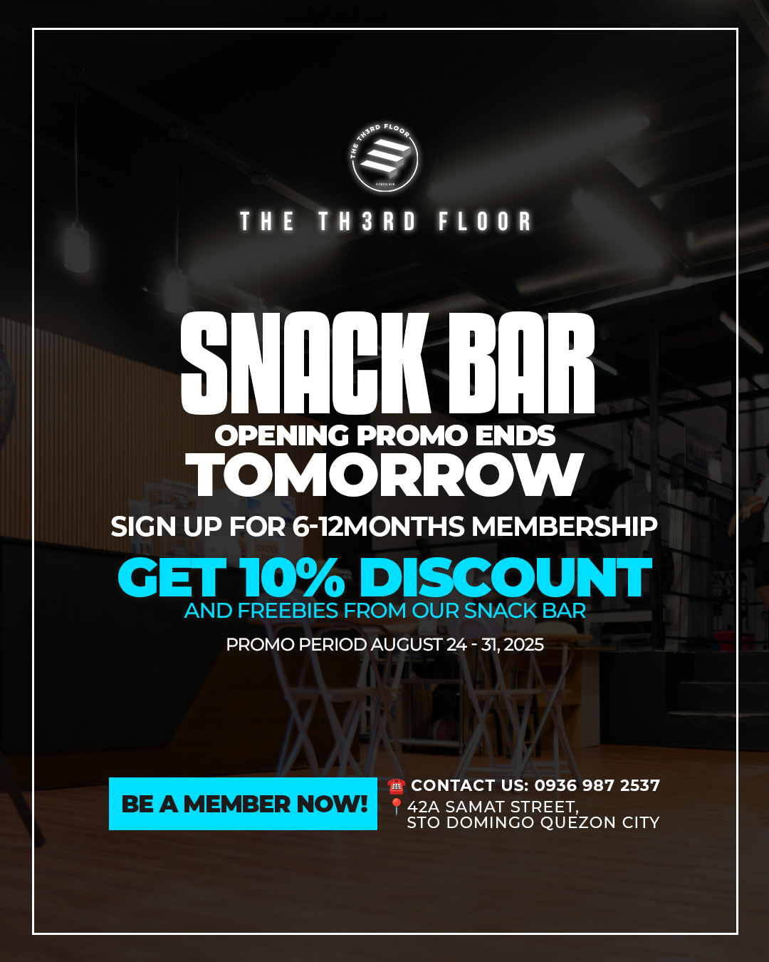 The Th3rd Floor - 🚨 Hurry the Promo is ending tomorrow! 🚨... | Facebook