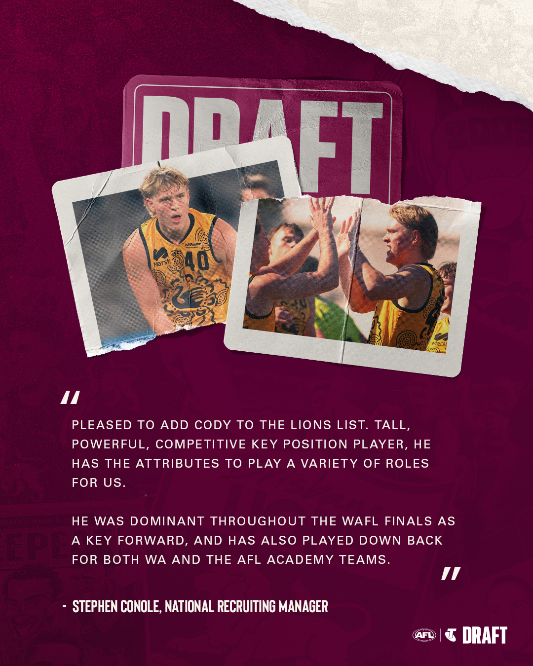 Brisbane Lions - Brisbane Lions added a new photo.