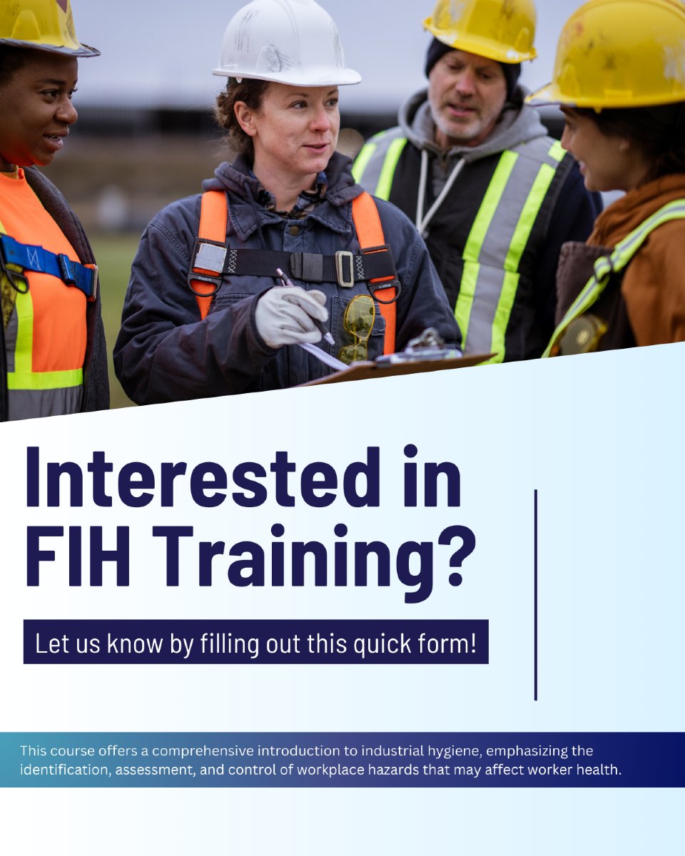 SKC - Interested in a Fundamentals of Industrial Hygiene (FIH) class ...