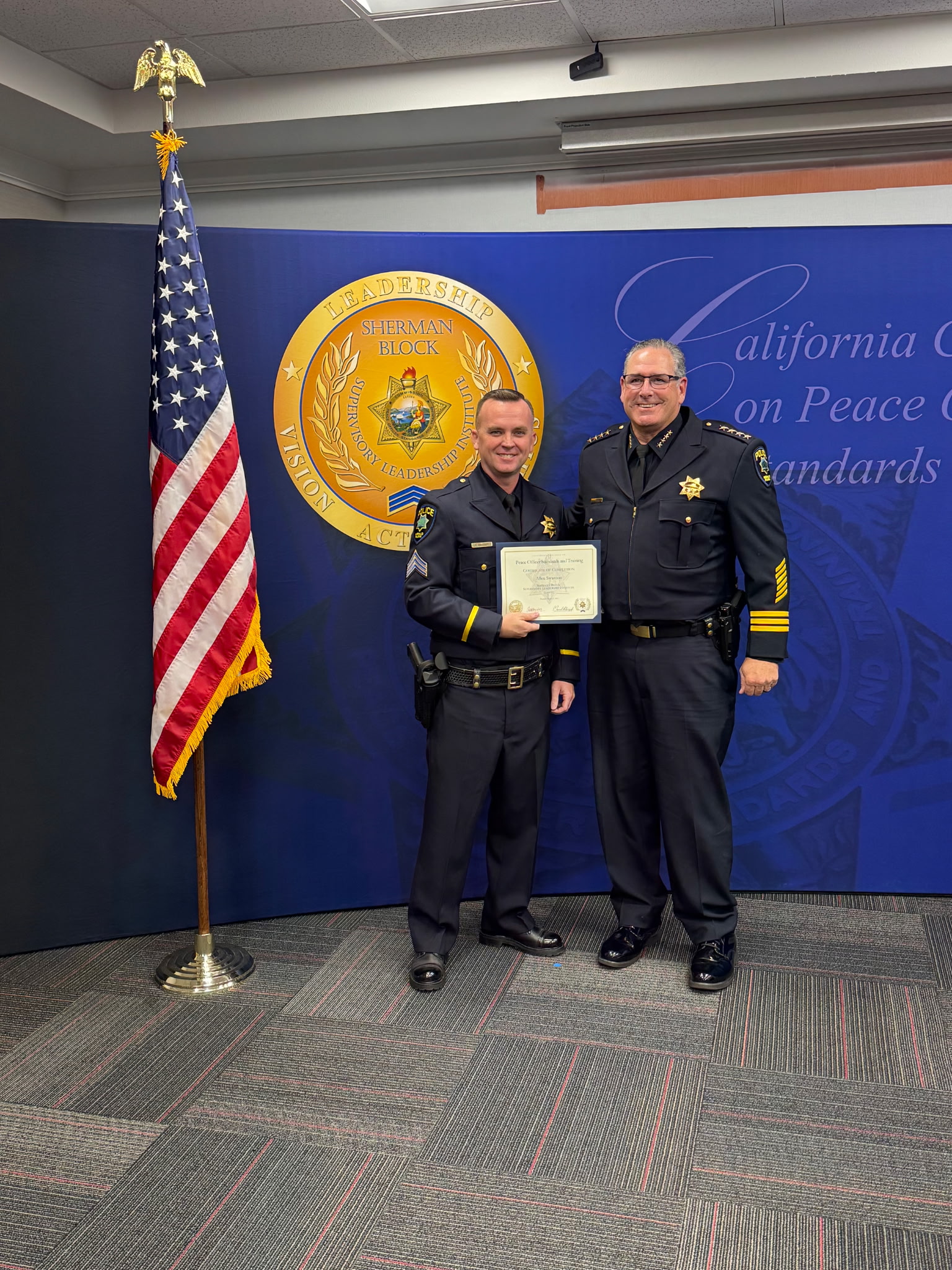 Menlo Park PD - This week Sergeant Allen Swanson graduated... | Facebook