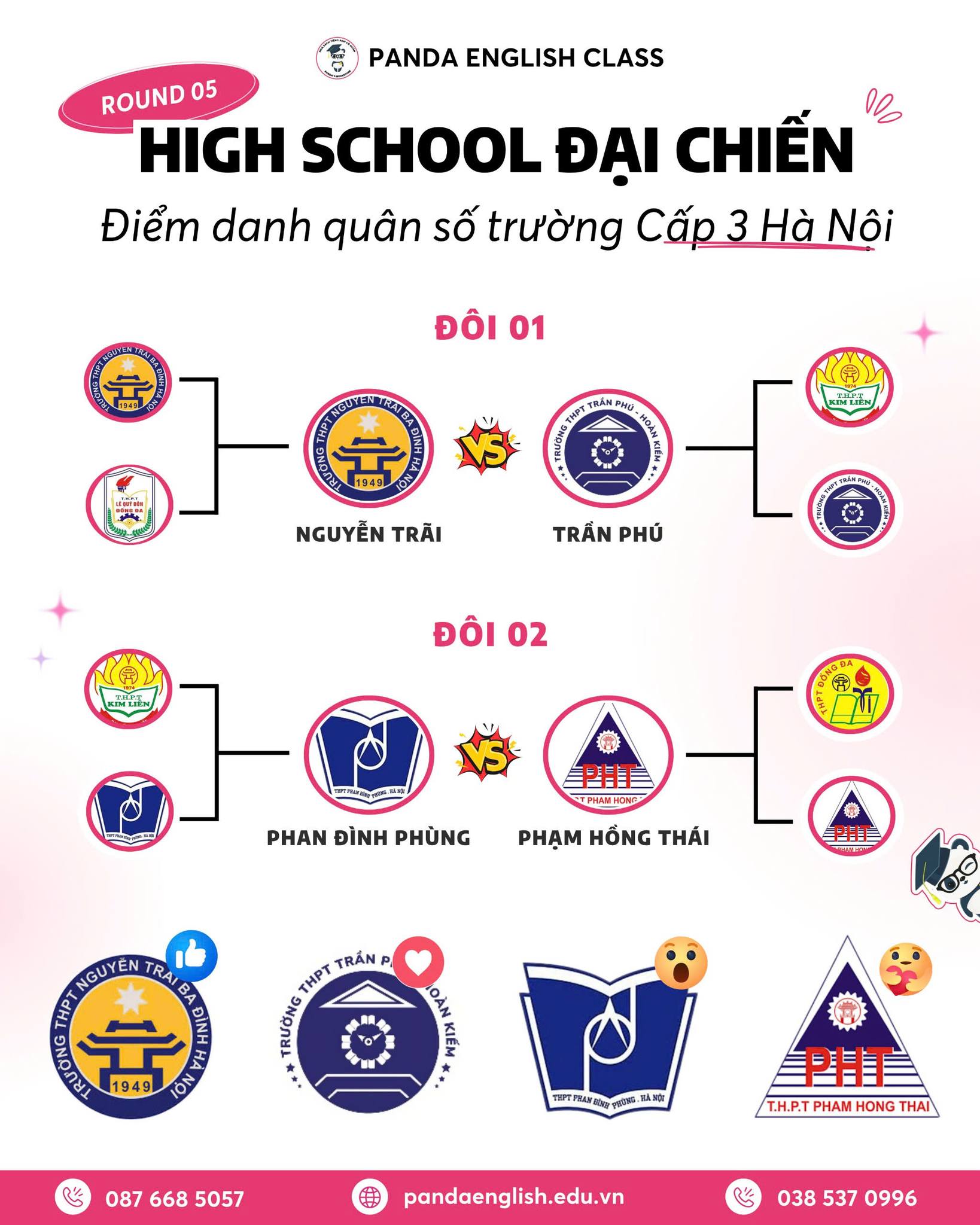 Panda - 💥HIGH SCHOOL ĐẠI CHIẾN - ROUND 05 🏆 Toàn các 