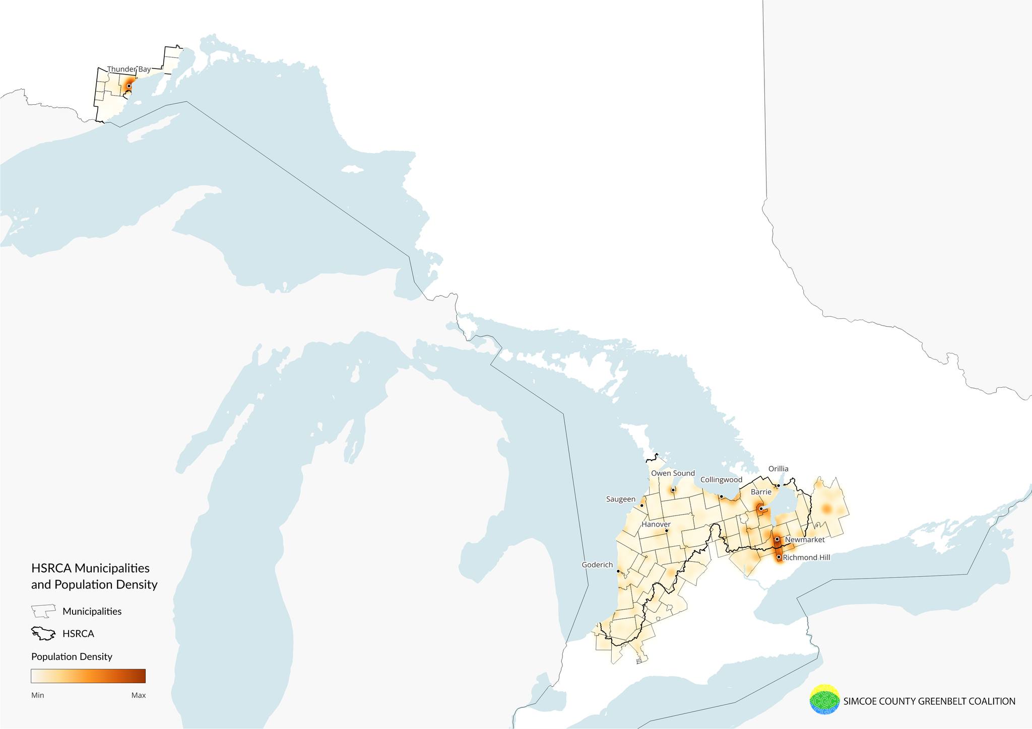 SCGC - This map shows the proposed Huron Superior Region... | Facebook