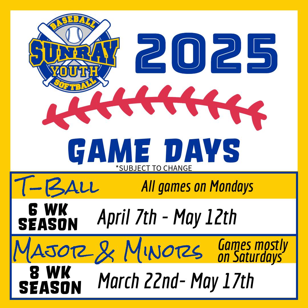 Sunray Youth Baseball | Sunray TX