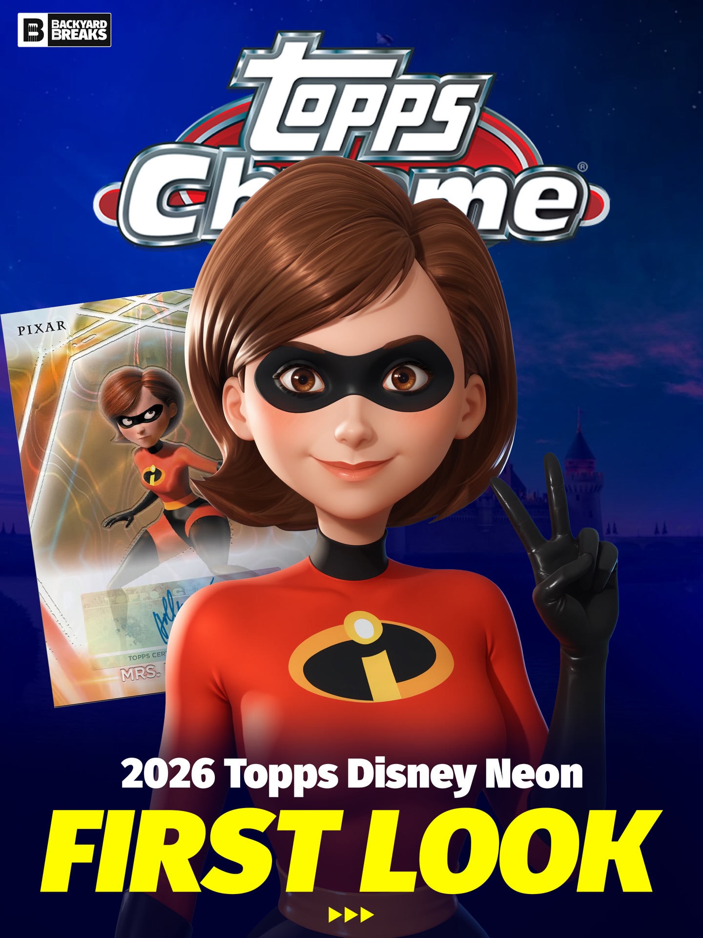 The new @topps Chrome Disney Neon 👀 Anytime you're hunting