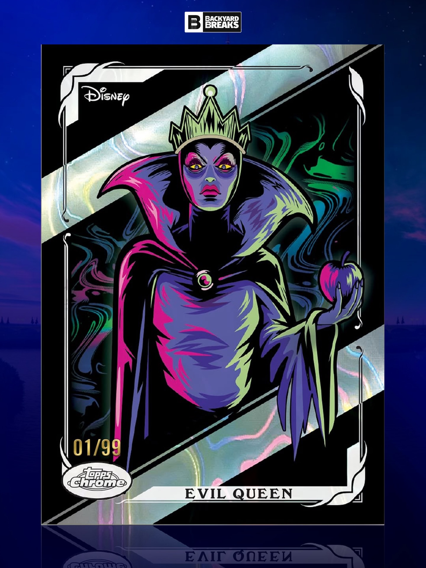 The new @topps Chrome Disney Neon 👀 Anytime you're hunting