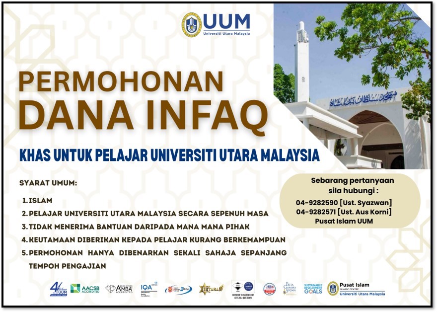Universiti - PERMOHONAN DANA INFAQ KINI DIBUKA Sukacita dimaklumkan ...