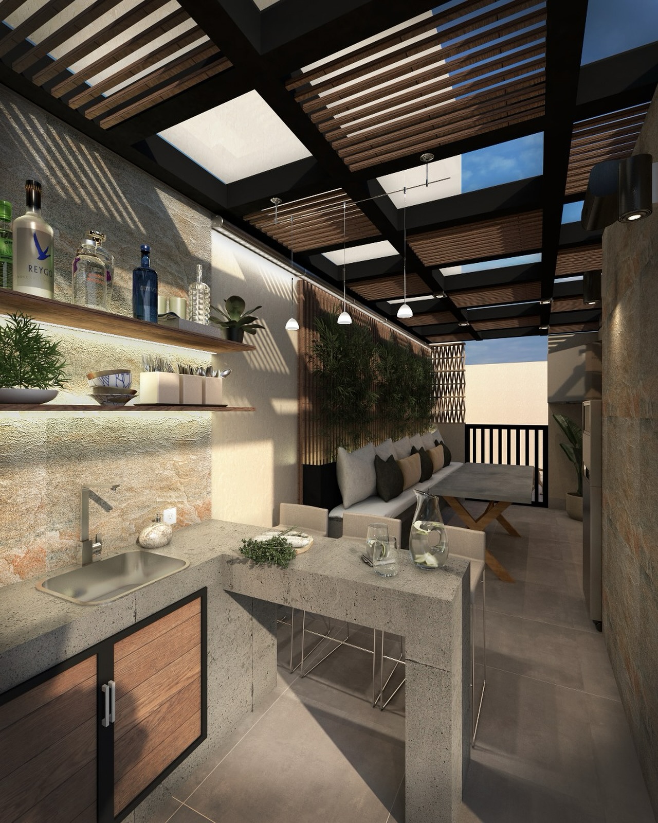 DG Arquitectura - Propuesta de área social Diseño,... | Facebook
