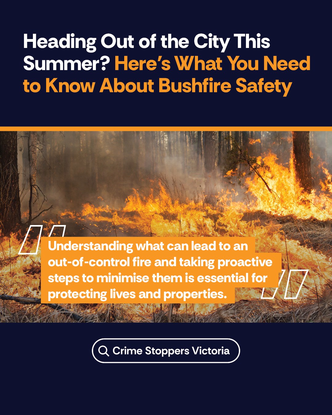 Crime - Bushfire safety is everyone’s responsibility 🔗 https://bit.ly ...