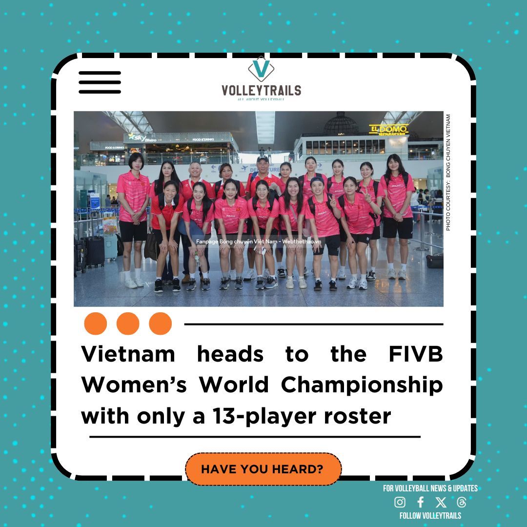 Volleytrails - 🇻🇳 Vietnam heads to the FIVB Women’s World Championship ...