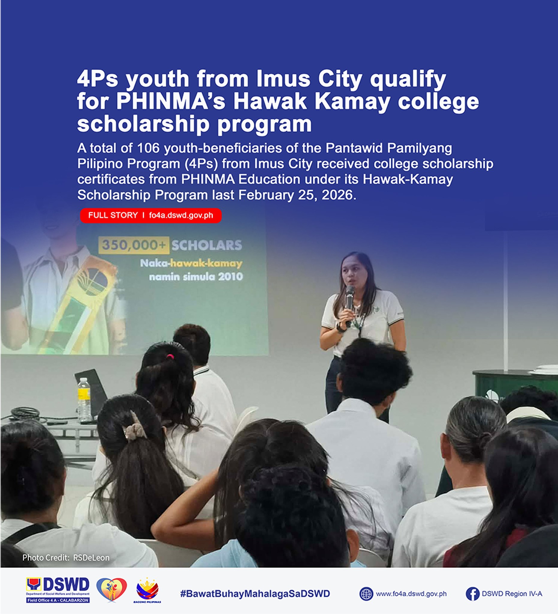 One hundred six (106)... - DSWD Region IV-A | Facebook