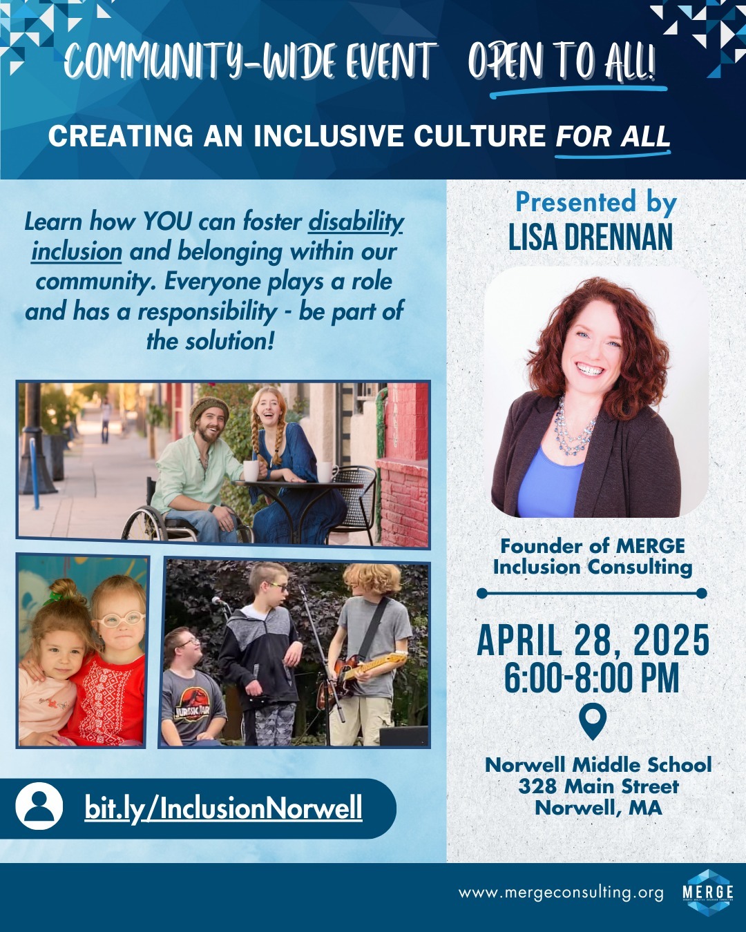 MERGE - 🔹 YOU’RE INVITED TO AN INCLUSION PRESENTATION! 🔹 Join MERGE ...