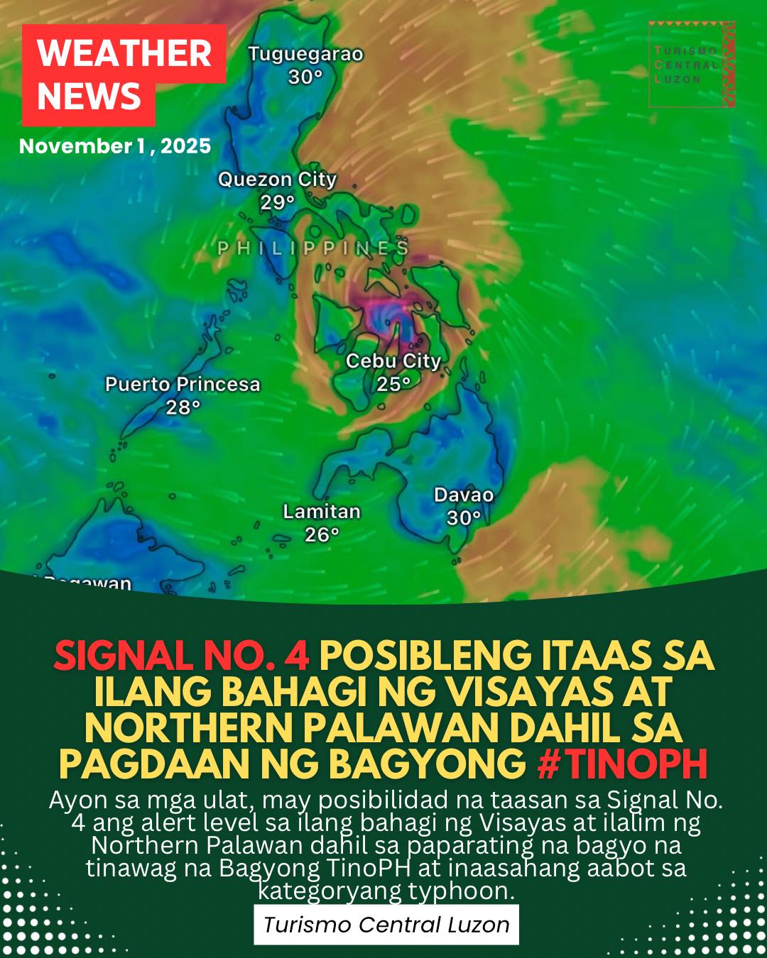 Turismo - LOOK: SIGNAL NO. 4 POSIBLENG ITAAS SA ILANG BAHAGI NG VISAYAS ...