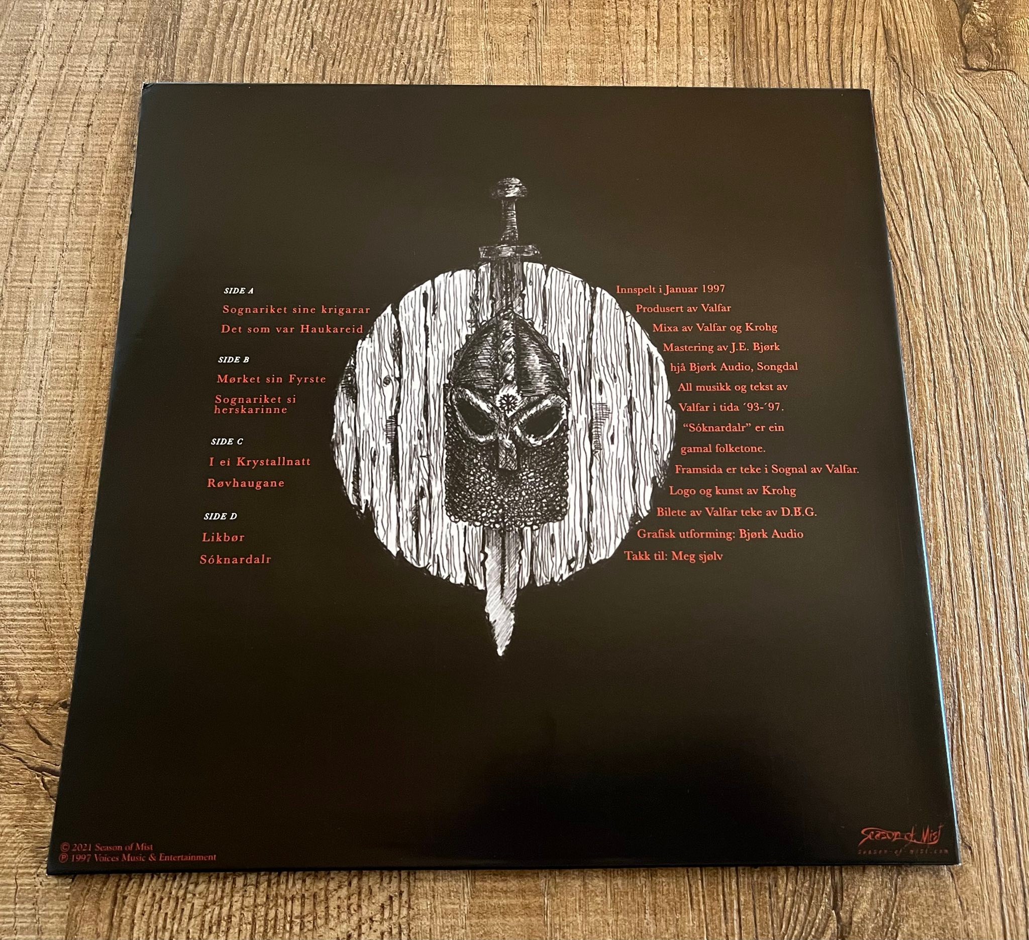 Windir Soknardalr album reissue on vinyl
